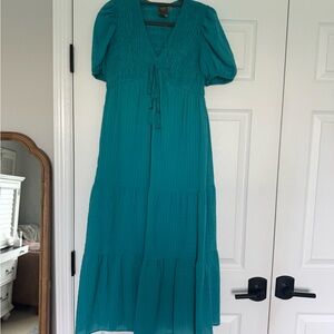 Teal Midi Dress